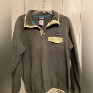 Vintage Patagonia Synchilla Snap T Fleece Pullover Women's  size medium Gorpcore