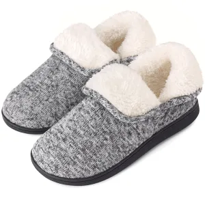 VONMAY Women's Fuzzy Slippers Boots Memory Foam Booties House Shoes Indoor Outdoor