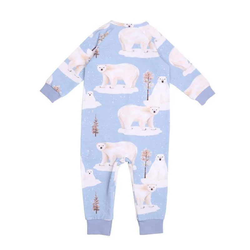Walkiddy Polar Bear Family Rompersuit (Long Sleeve & Full Length)
