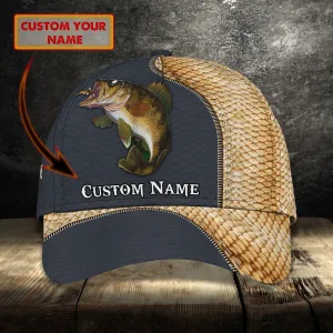 Walleye Hunter - Personalized Name Cap - Loop - Nt168 - Ct033