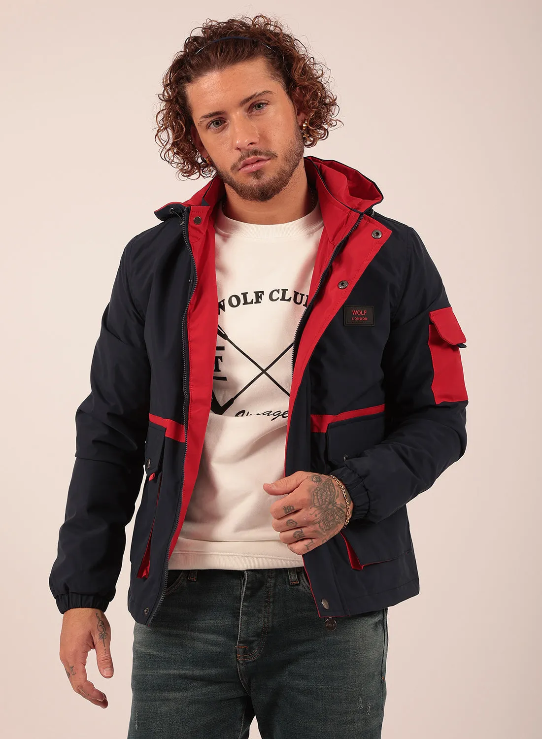 Waterloo Casual Jacket in Navy
