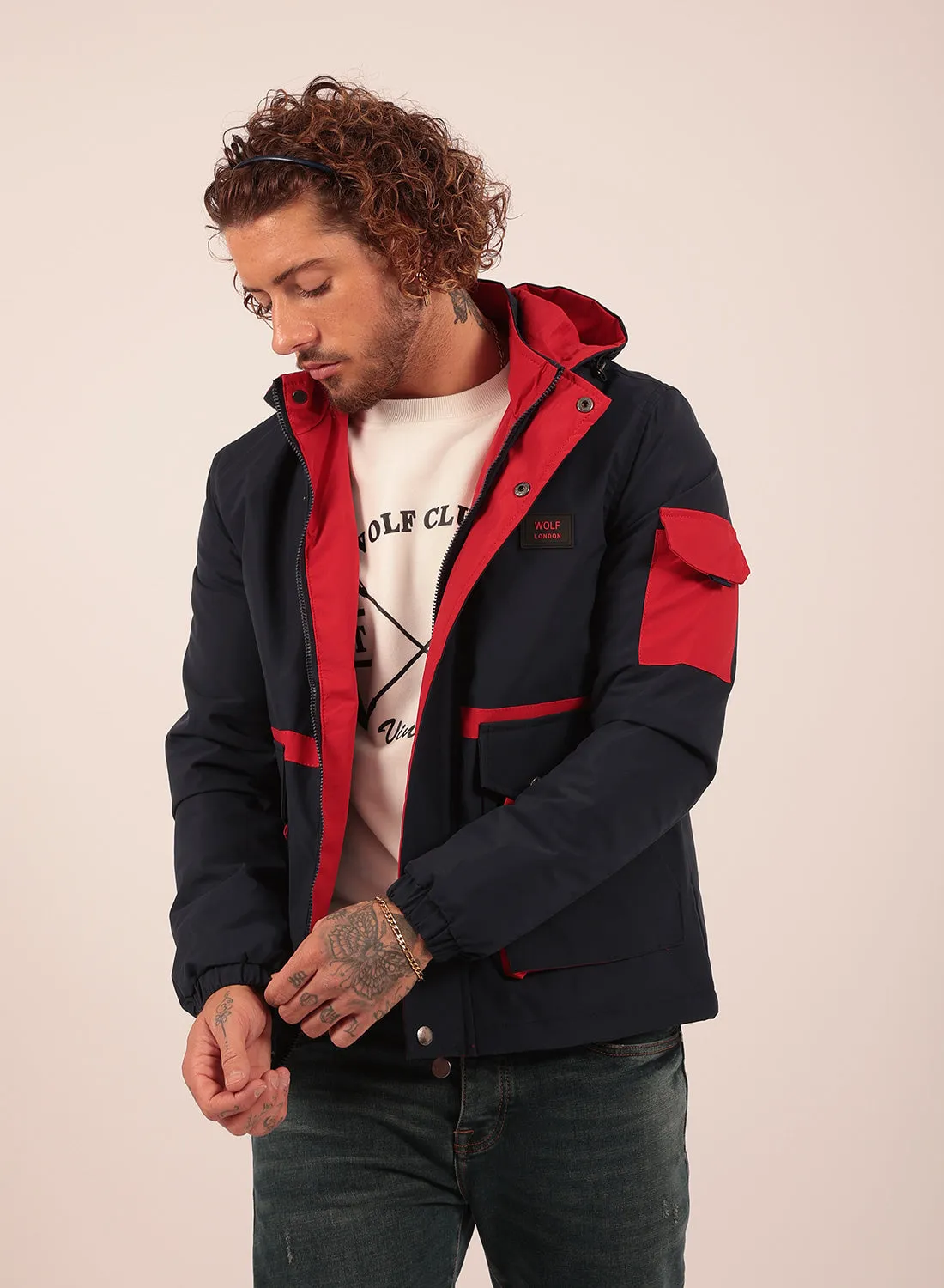 Waterloo Casual Jacket in Navy