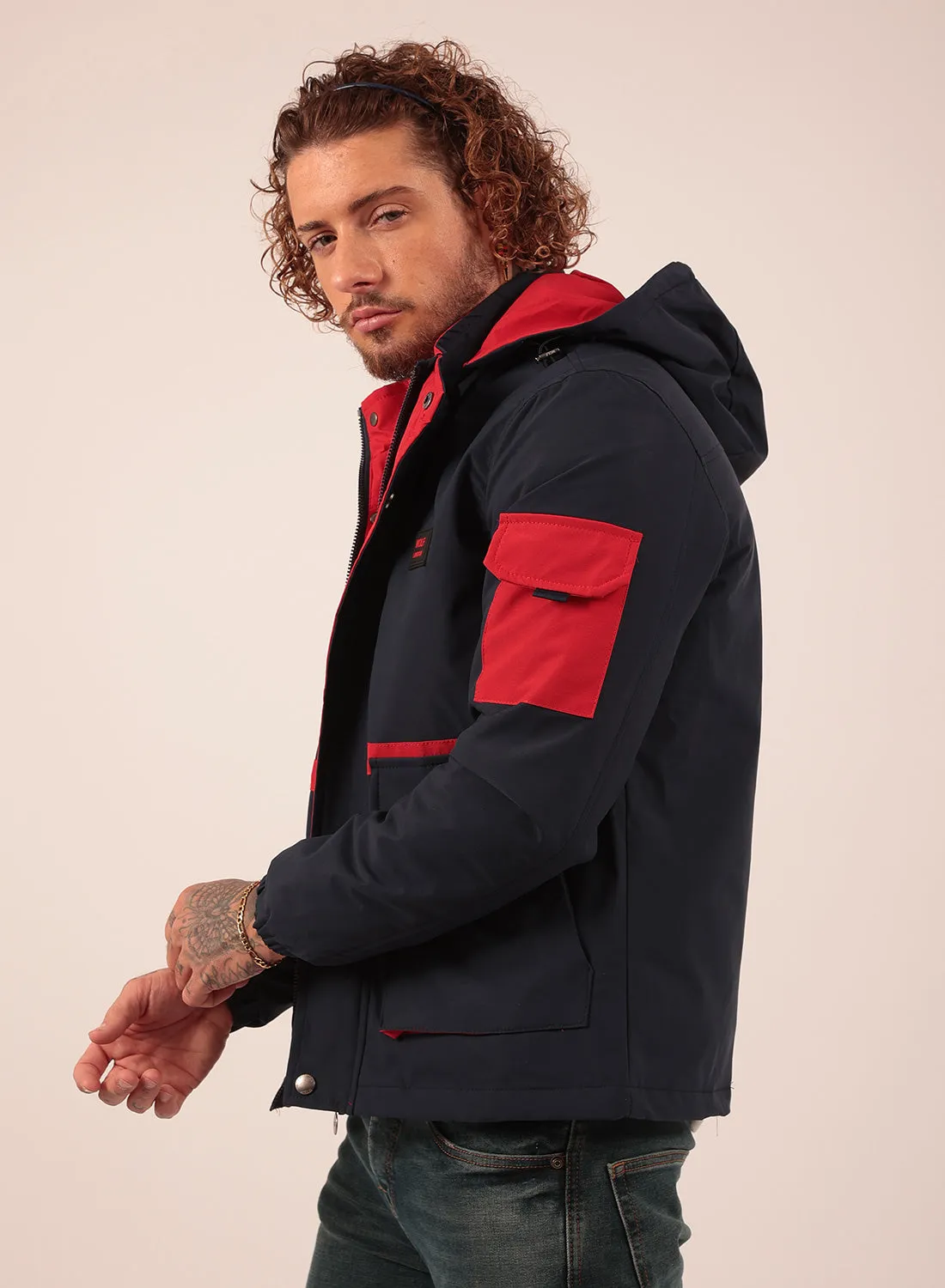 Waterloo Casual Jacket in Navy