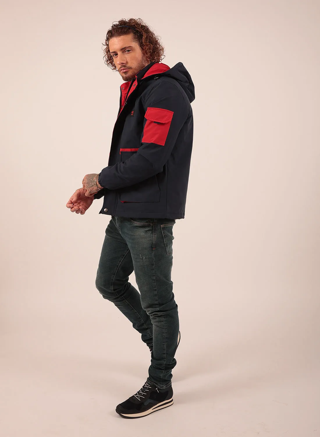 Waterloo Casual Jacket in Navy