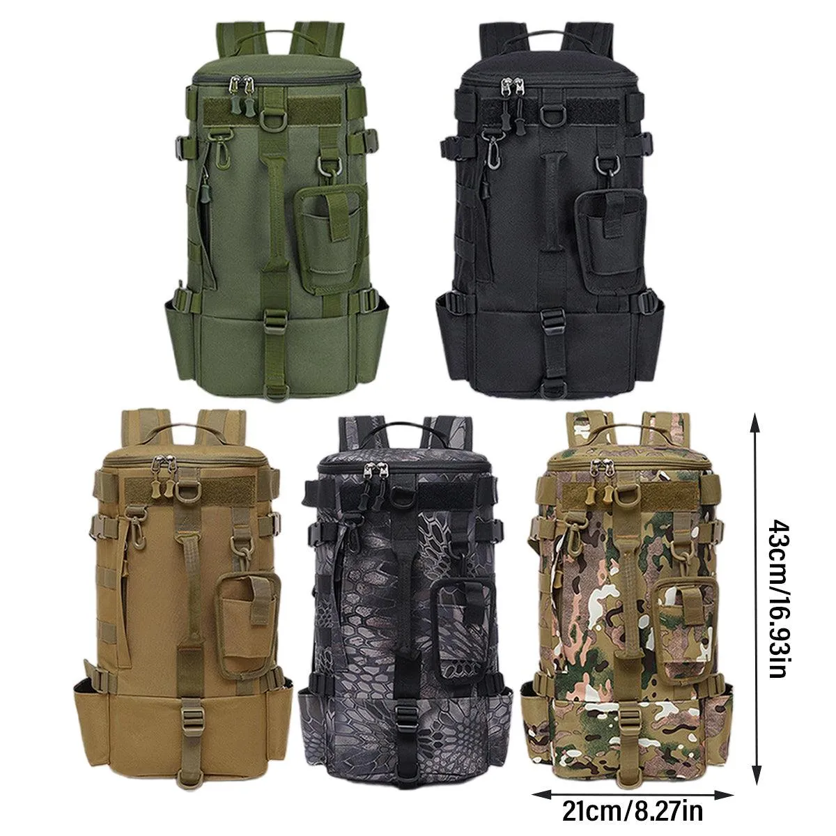 Waterproof Fishing Tackle Bag Large Capacity Multi Functional Shoulder Storage