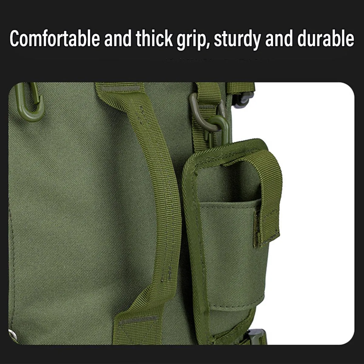 Waterproof Fishing Tackle Bag Large Capacity Multi Functional Shoulder Storage