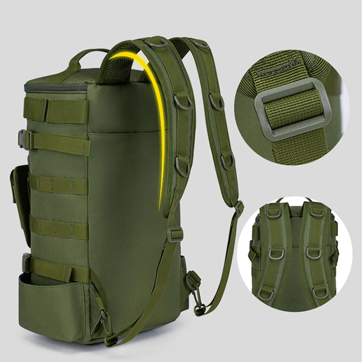 Waterproof Fishing Tackle Bag Large Capacity Multi Functional Shoulder Storage
