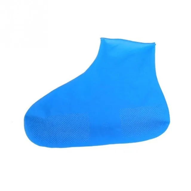Waterproof Rain Reusable Shoes Covers All Seasons Slip-resistant Rubber Rain Boot