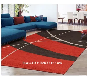 Wayfair Item! eCarpetGallery Cos Rectangular Rug, Made in Belgium - 3'11 x 5'7 - Red