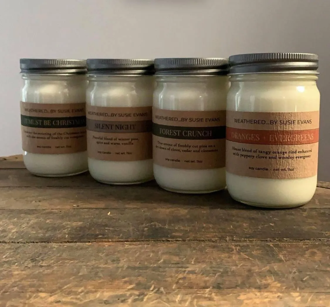 Weathered by Susie Evans Candle, multiple styles