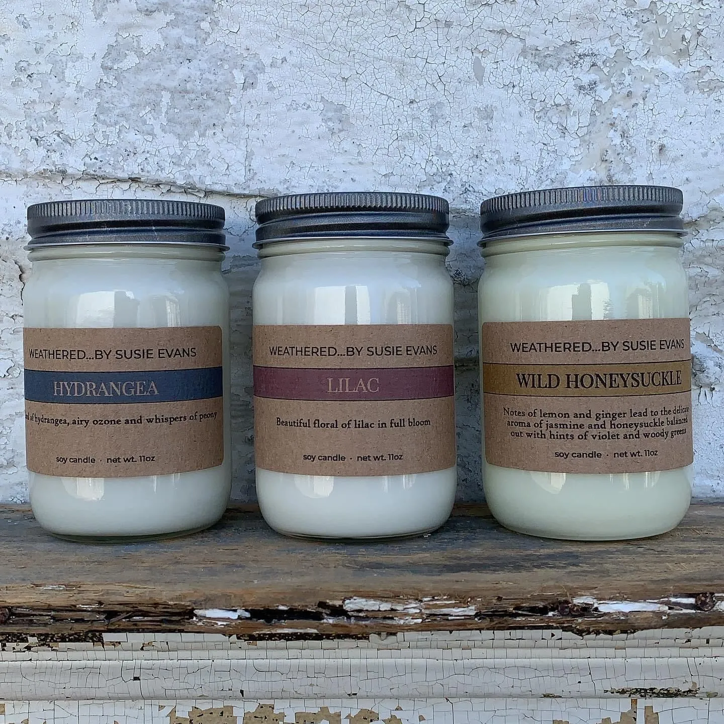 Weathered by Susie Evans Candle, multiple styles