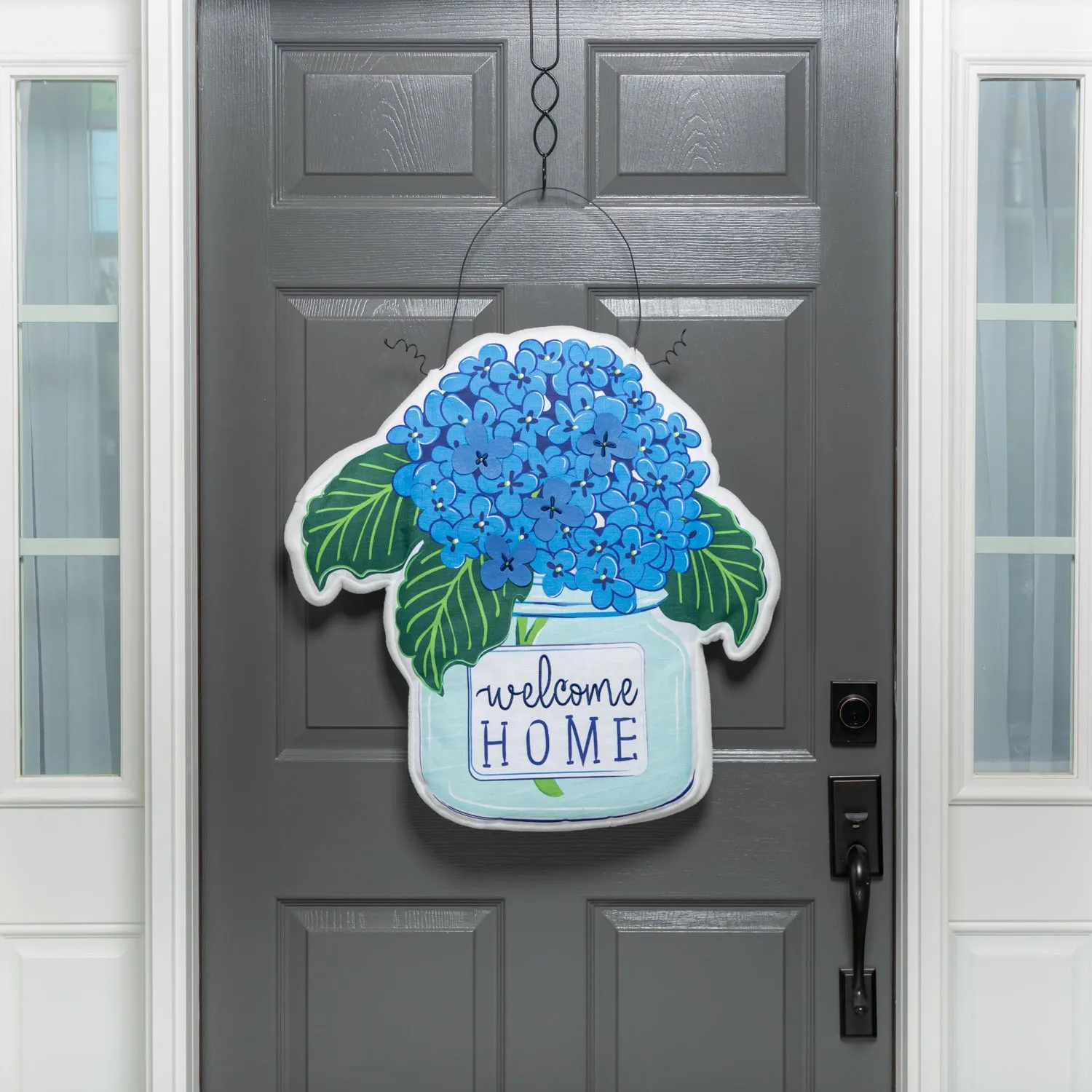 Welcome Home Hydrangeas Estate Door Décor,2deb2533