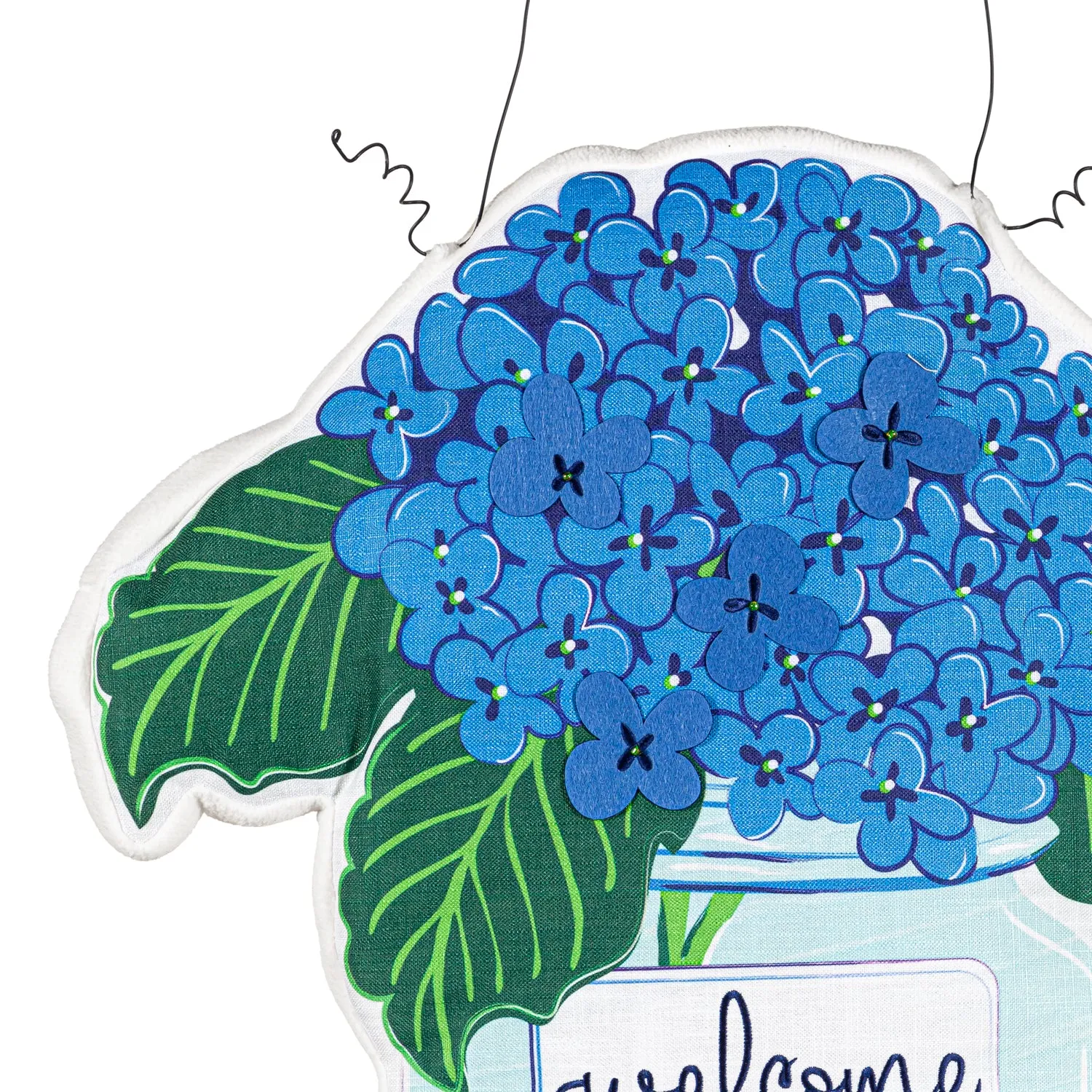 Welcome Home Hydrangeas Estate Door Décor,2deb2533