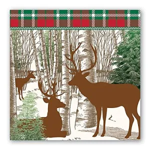 Winter Woods Luncheon Napkins