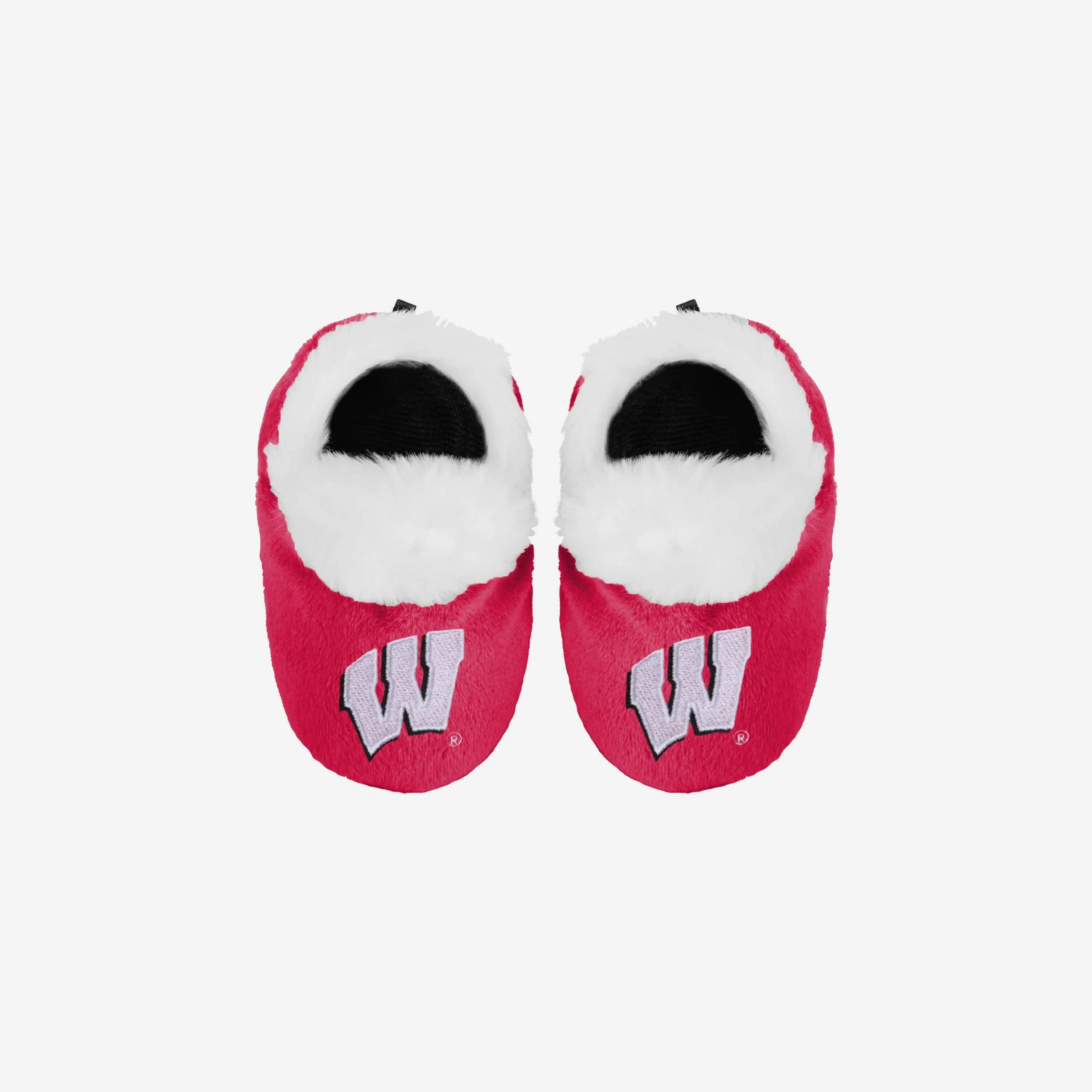 Wisconsin Badgers Logo Baby Bootie Slipper