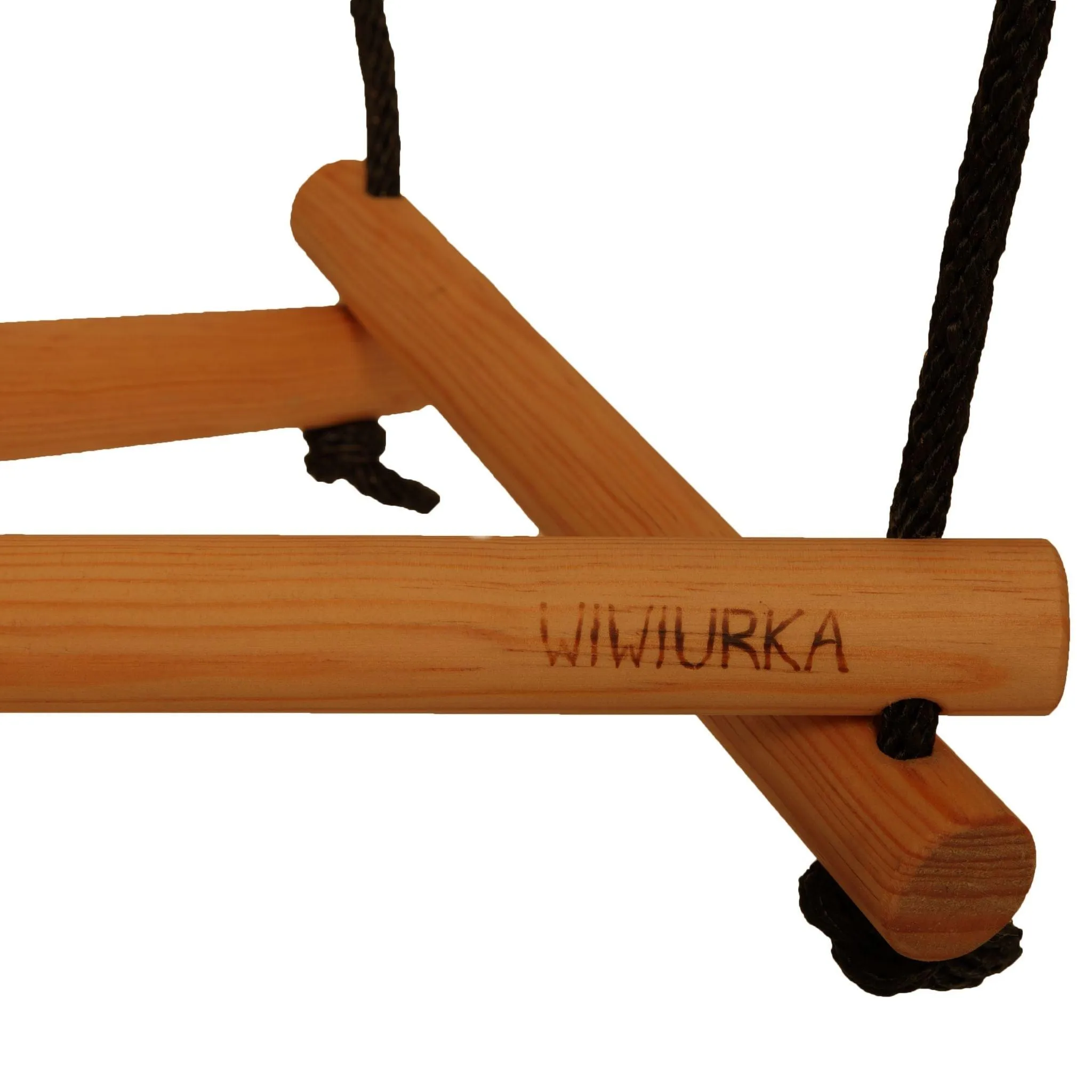 WIWIURKA WOODEN CLIMBER TRIANGULAR ROPE LADDER
