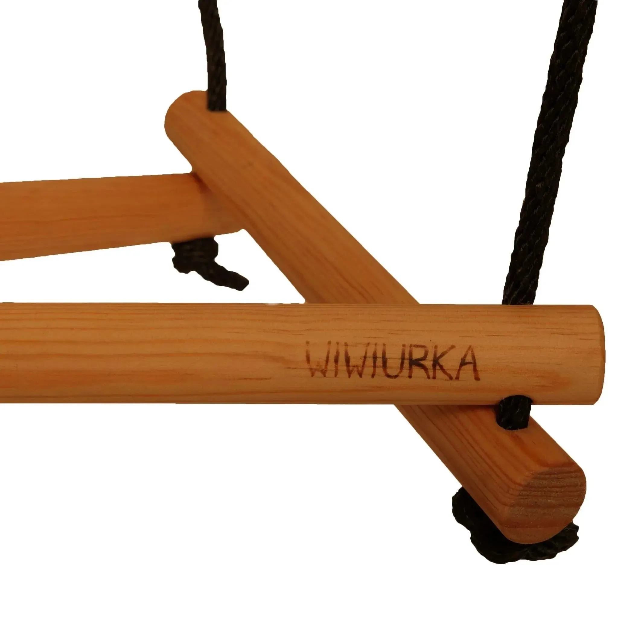 WIWIURKA WOODEN CLIMBER TRIANGULAR ROPE LADDER