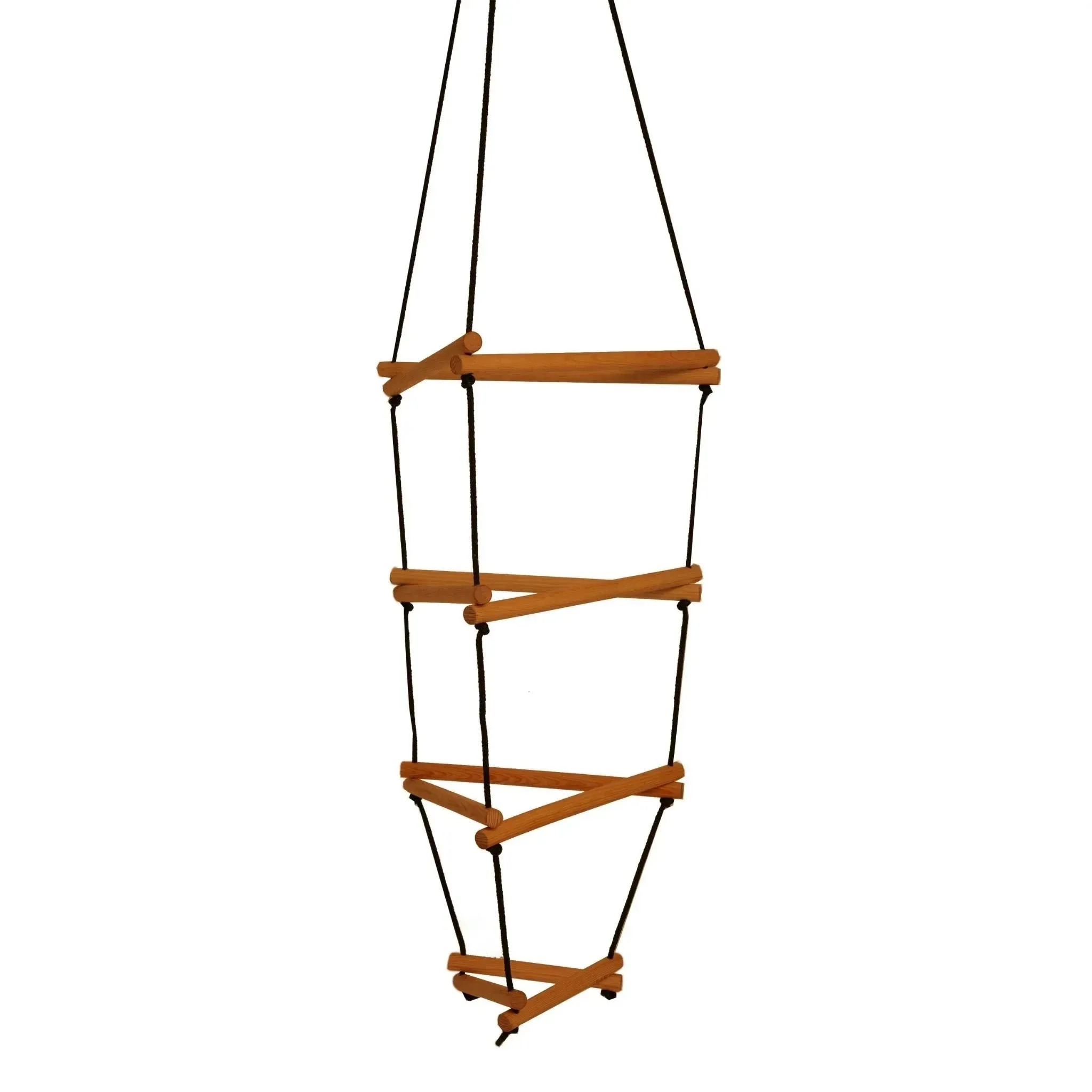 WIWIURKA WOODEN CLIMBER TRIANGULAR ROPE LADDER