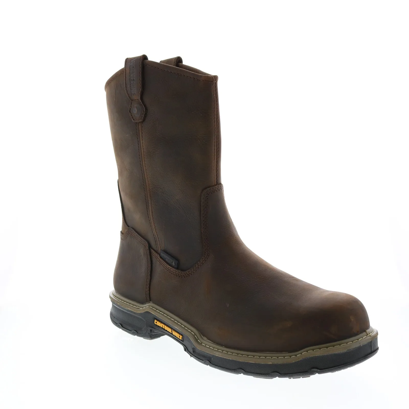 Wolverine Bandit 10 Carbonmax Waterproof W10846 Mens Brown Wide Work Boots