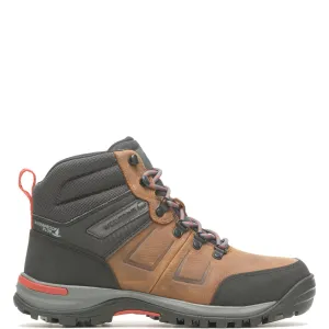 Wolverine Chisel Waterproof 6" W230026 Mens Brown Wide Leather Work Boots