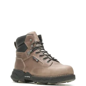 Wolverine Hellcat Fuse UltraSpring WP CarbonMax 6" Mens Brown Wide Boots