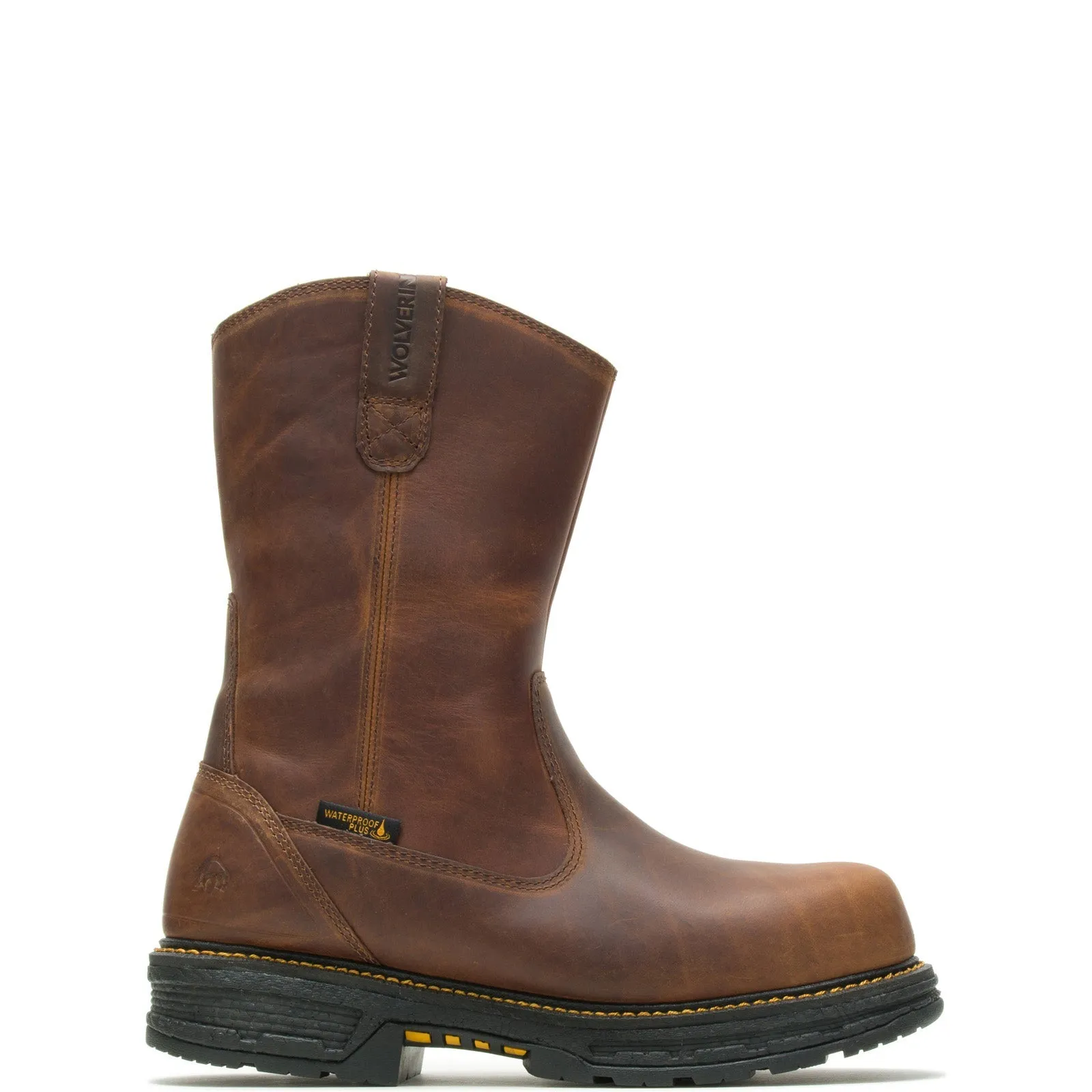 Wolverine Hellcat Ultraspring Waterproof W200066 Mens Brown Wide Work Boots