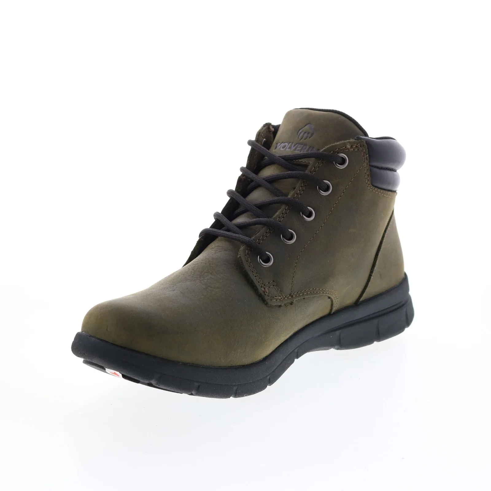 Wolverine Karlin Chukka W880267 Mens Gray Wide Leather Lace Up Work Boots