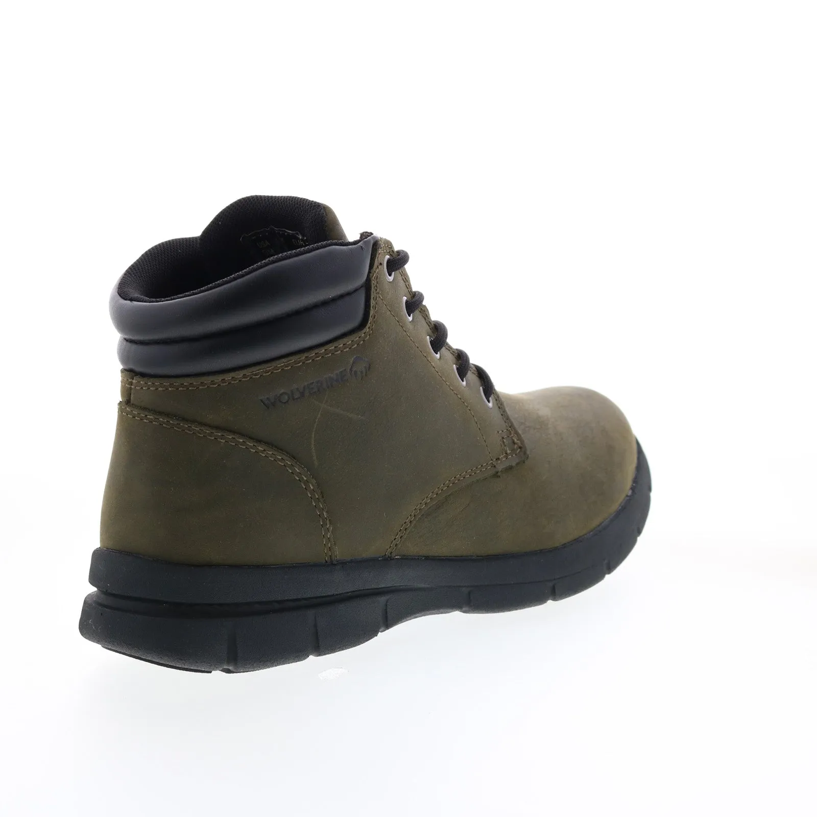 Wolverine Karlin Chukka W880267 Mens Gray Wide Leather Lace Up Work Boots