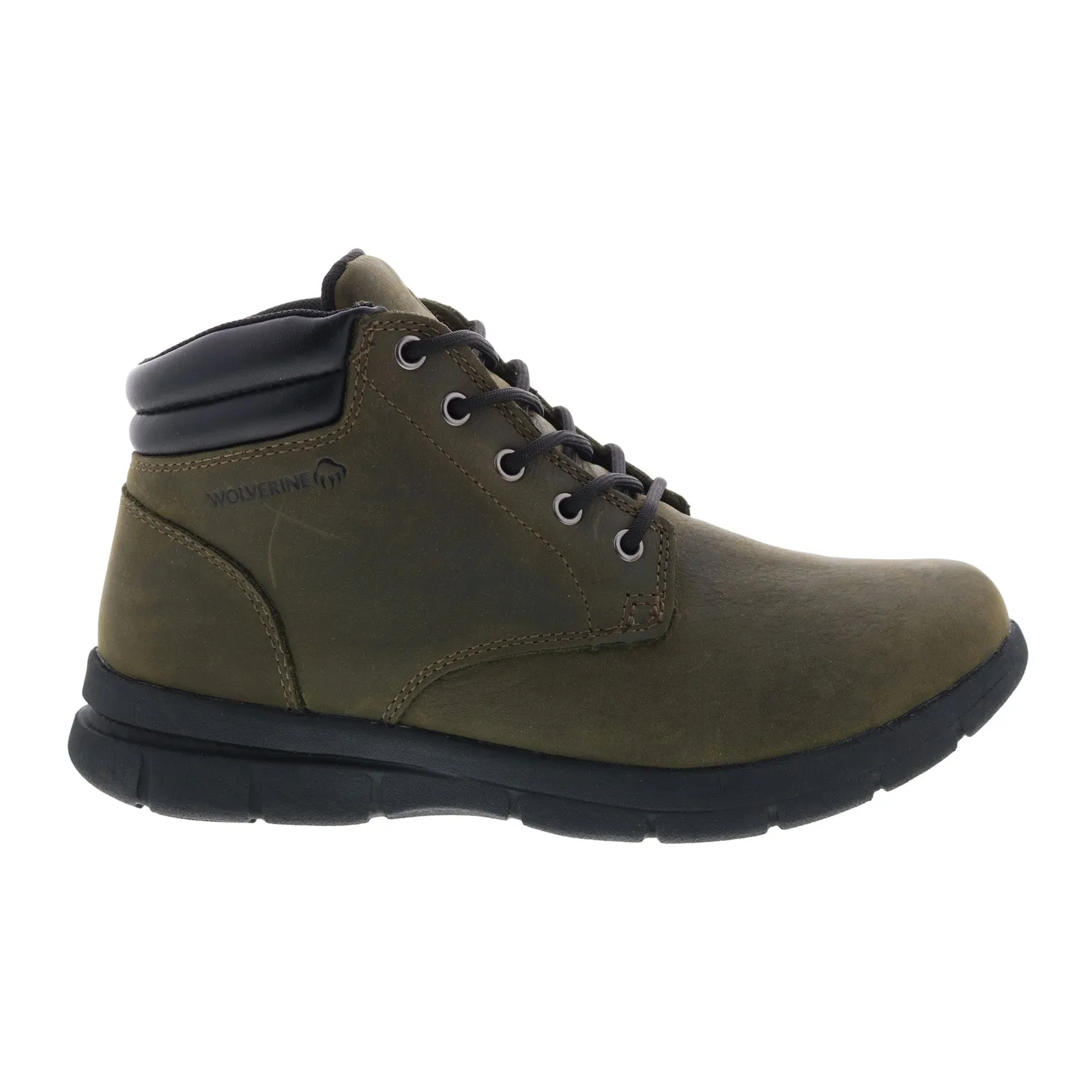 Wolverine Karlin Chukka W880267 Mens Gray Wide Leather Lace Up Work Boots
