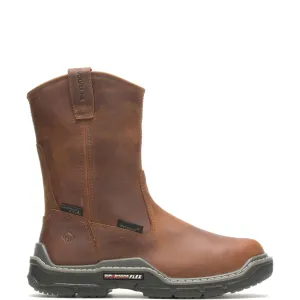 Wolverine Raider Durashocks Metguard Waterproof Mens Brown Wide Work Boots