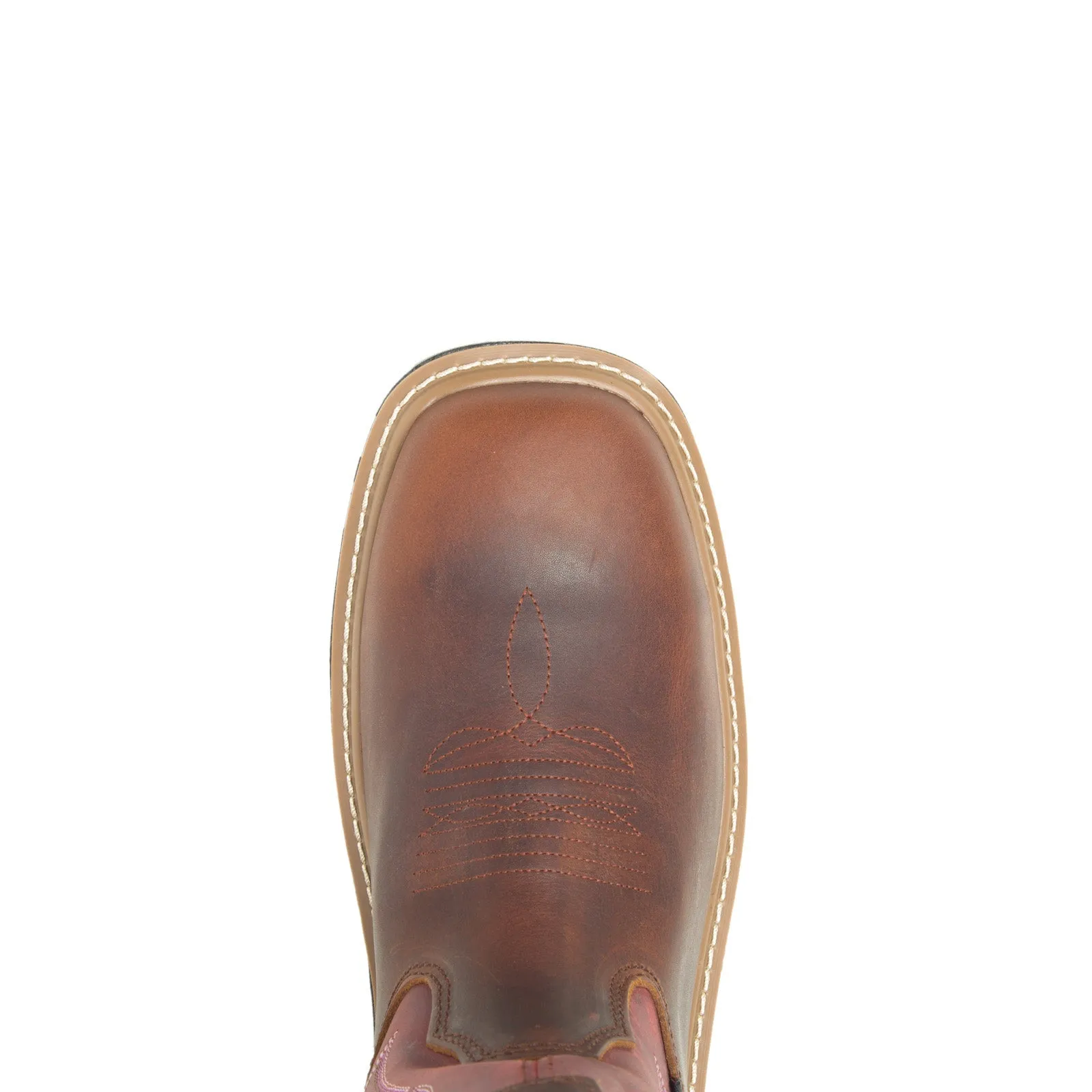 Wolverine Rancher Durashocks WP CarbonMax 10" Mens Brown Wide Work Boots