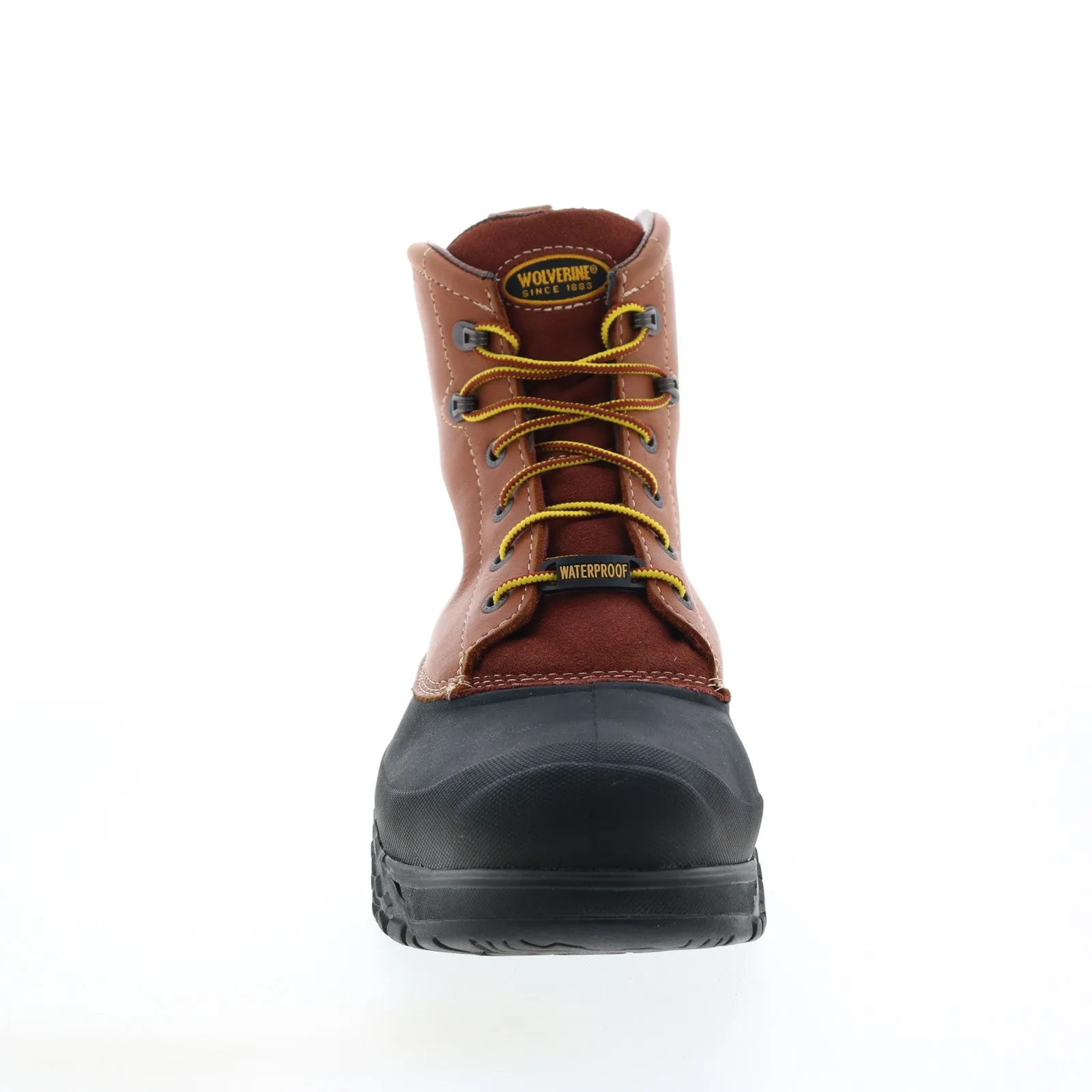 Wolverine Swampmonster WP Rival 6" Steel Duck Toe Mens Brown Wide Boots