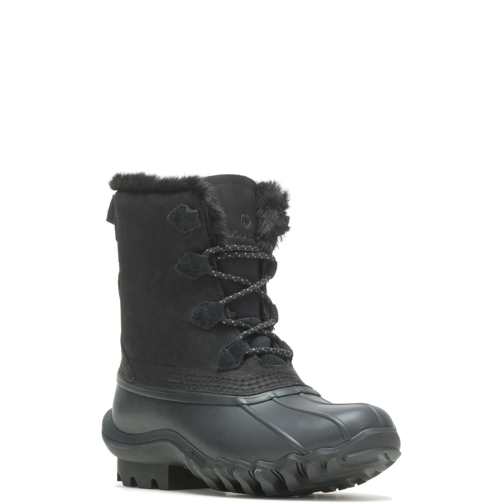 Wolverine Torrent Waterproof Duck W880347 Womens Black Casual Dress Boots