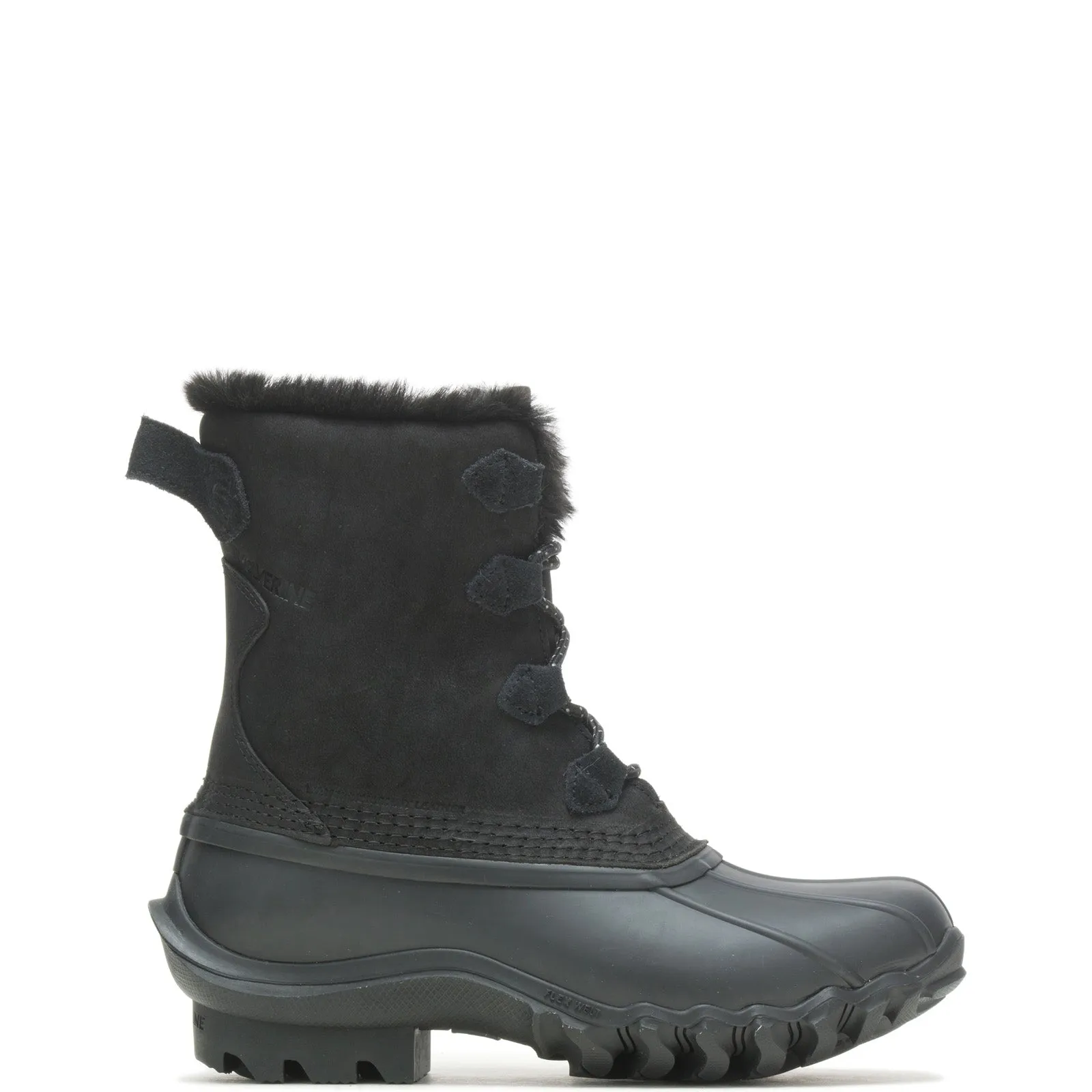 Wolverine Torrent Waterproof Duck W880347 Womens Black Casual Dress Boots