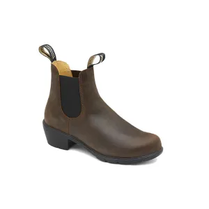 Women's Blundstone | Chelsea 1673 Heeled Boots | Antique Brown