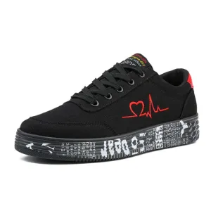 Women's Canvas Sneakers Flat Sport Shoes Vulcanized Shoe Tennis
