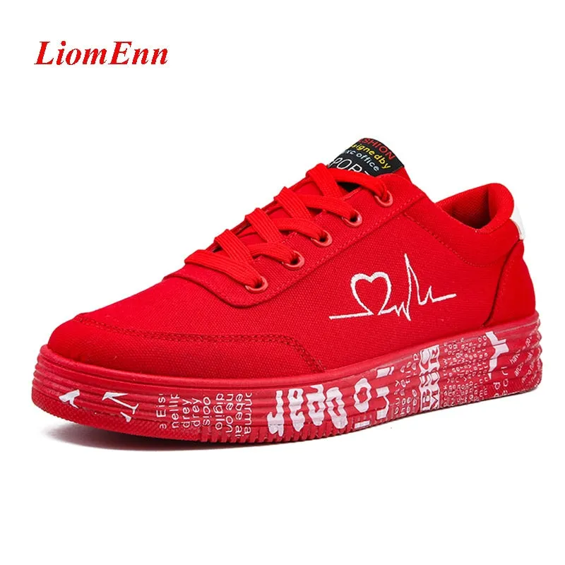 Women's Canvas Sneakers Flat Sport Shoes Vulcanized Shoe Tennis