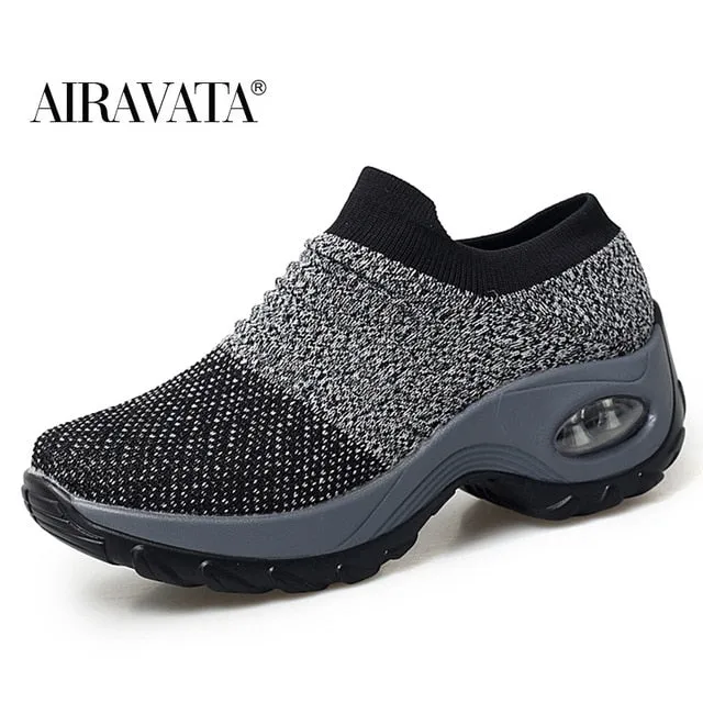 Women's Casual Shoes Chunky Sneakers Platform Walking Shoes