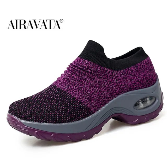 Women's Casual Shoes Chunky Sneakers Platform Walking Shoes