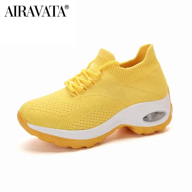 Women's Casual Shoes Chunky Sneakers Platform Walking Shoes