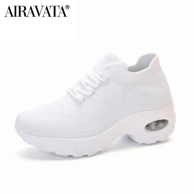 Women's Casual Shoes Chunky Sneakers Platform Walking Shoes
