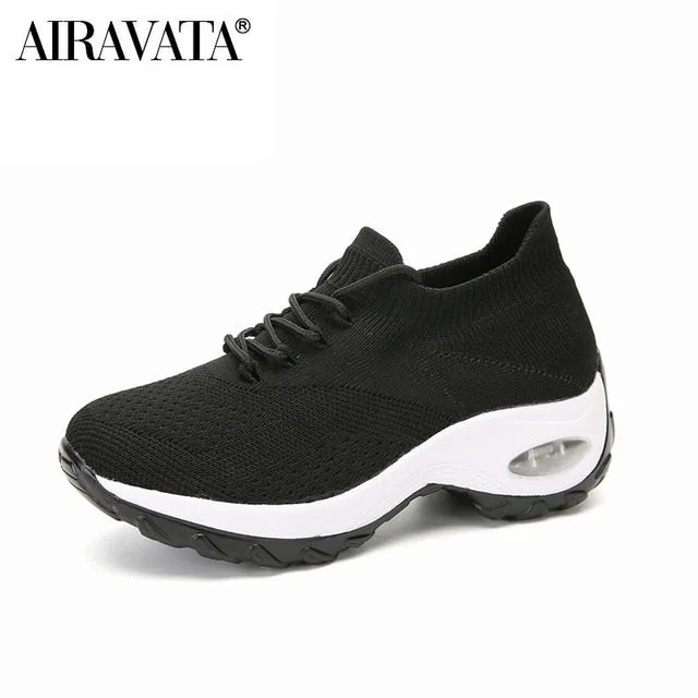 Women's Casual Shoes Chunky Sneakers Platform Walking Shoes