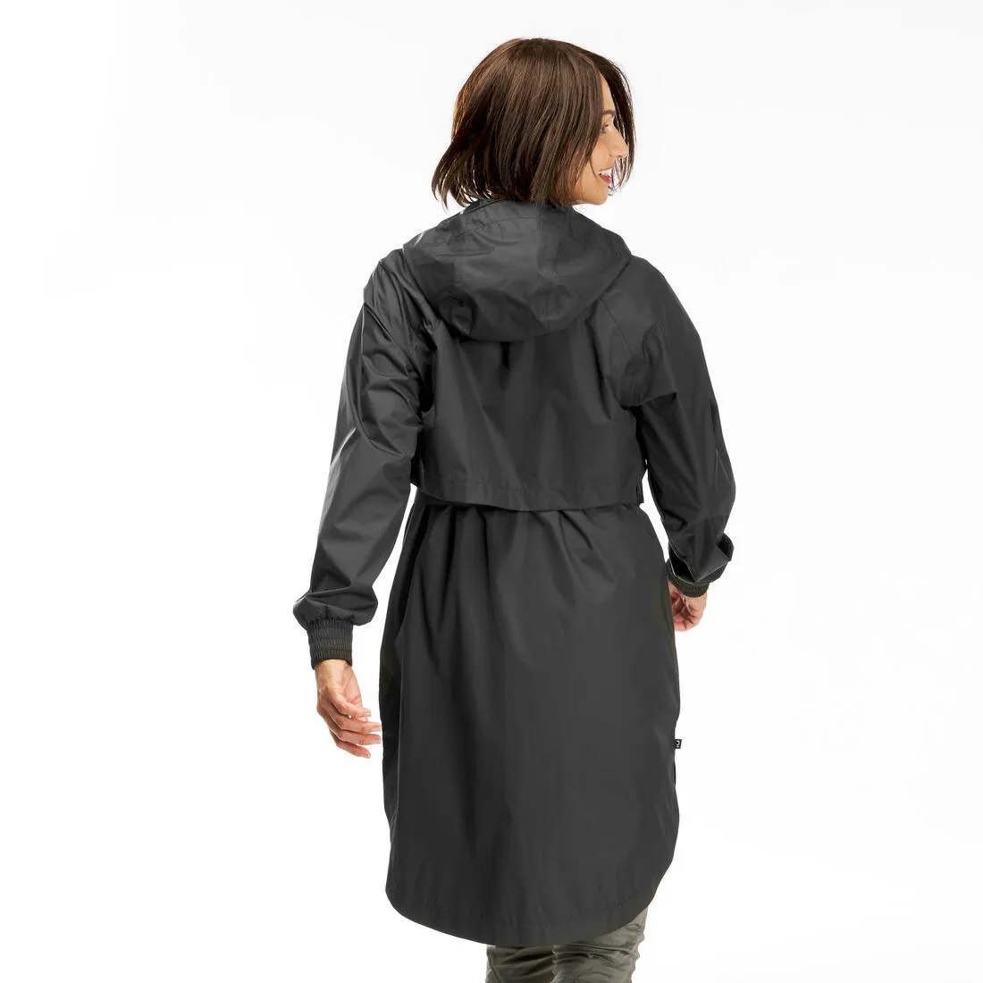 Women's Long Waterproof Hiking Jacket - Raincut Long