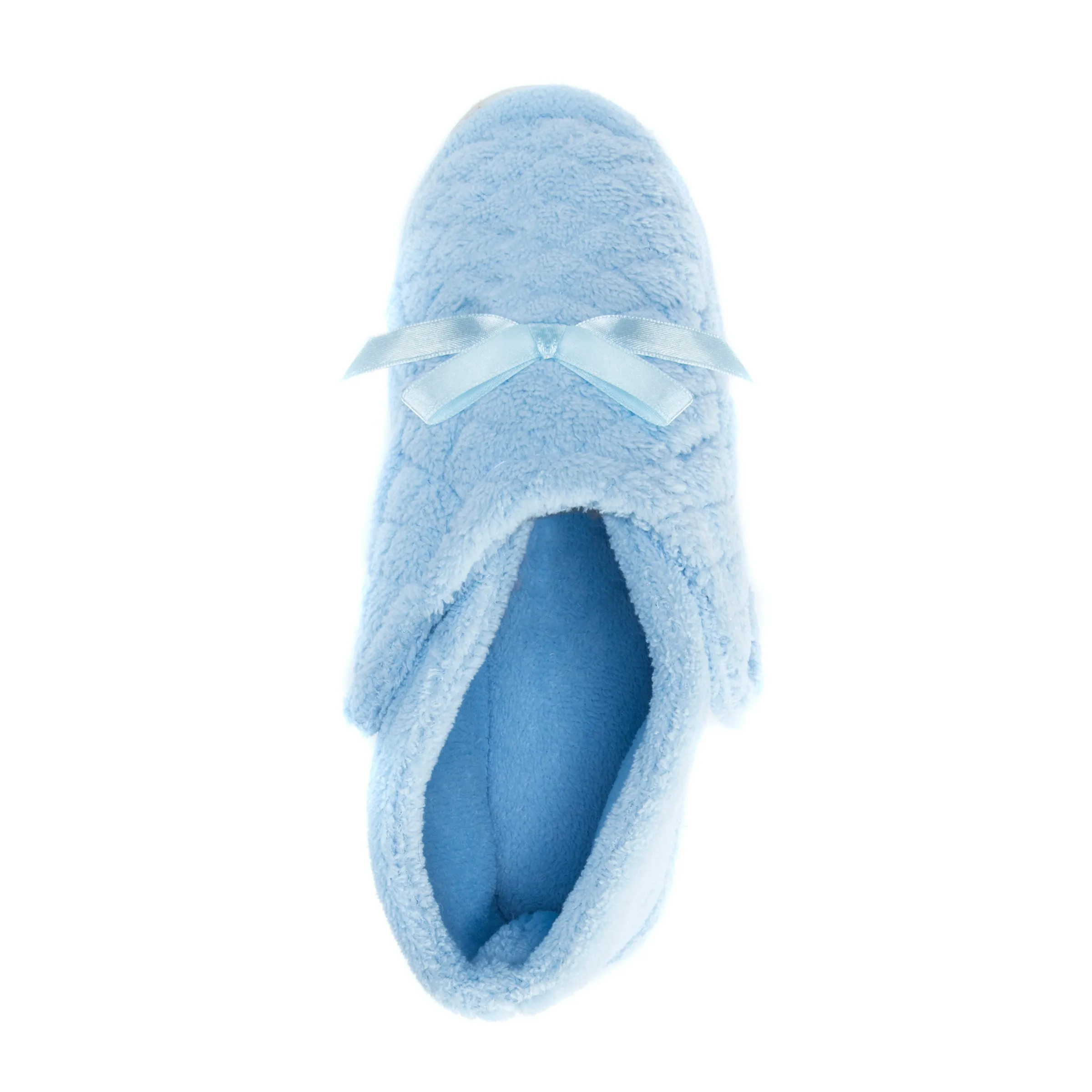 Women's Micro Chenille Adjustable Bootie Slippers