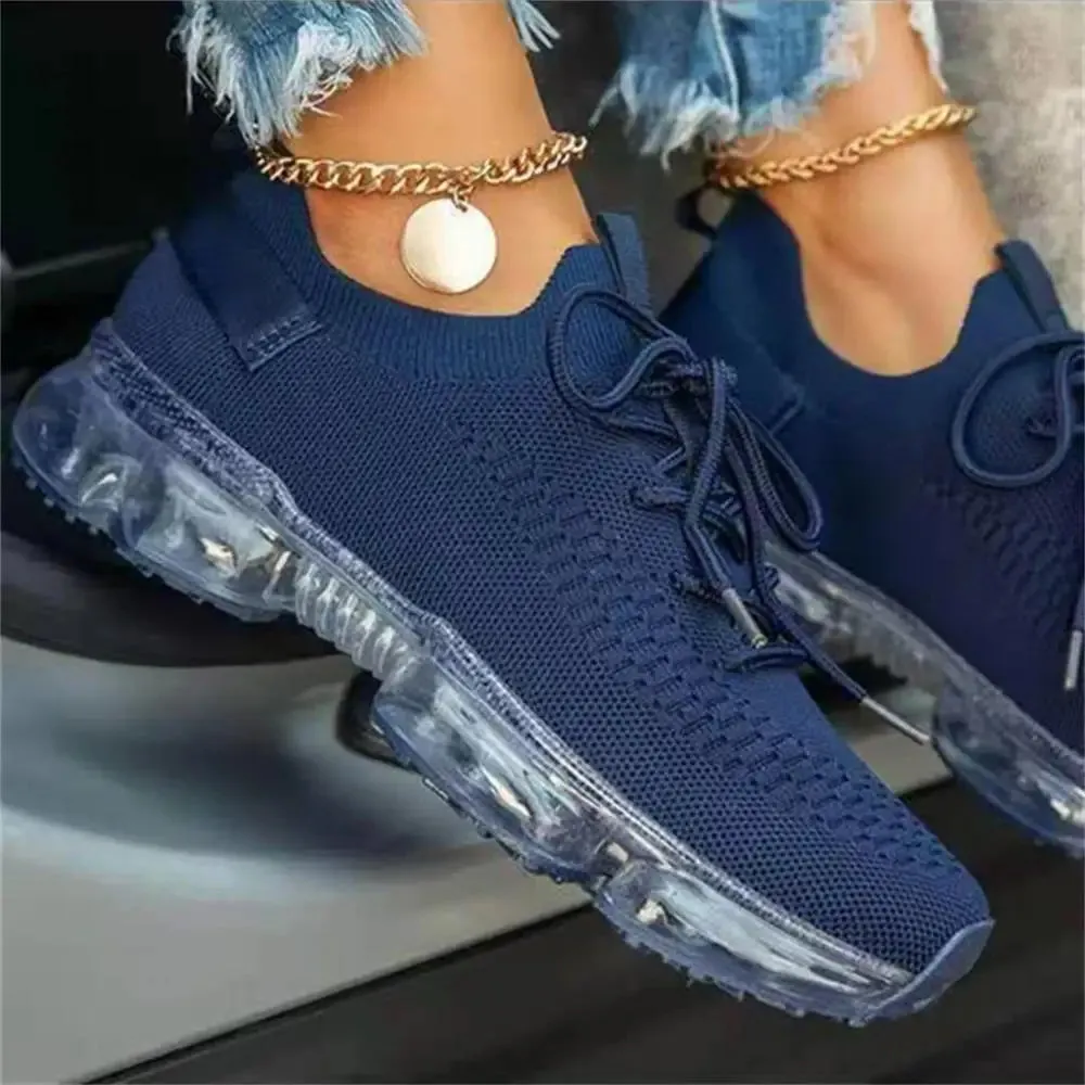 Women's Sneakers Trends Spring New Stretch Fabric Shoes