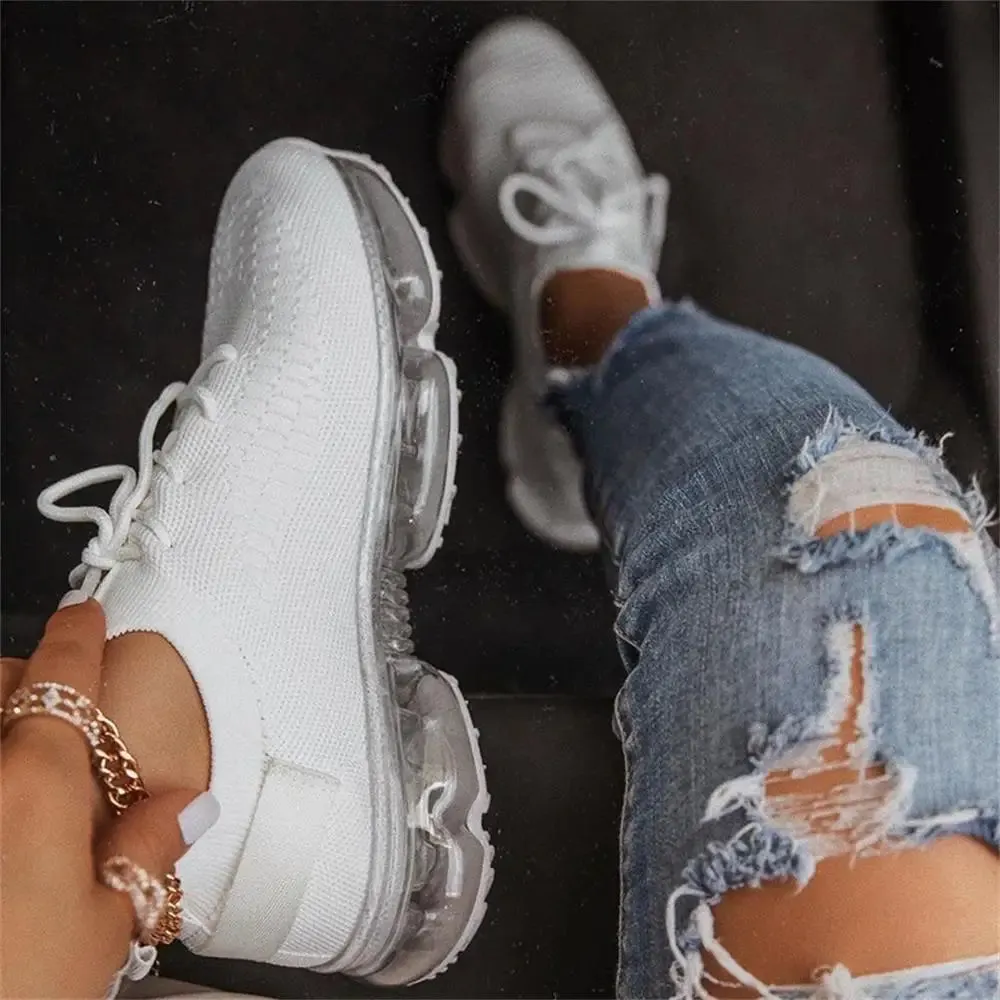 Women's Sneakers Trends Spring New Stretch Fabric Shoes