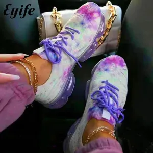 Women's Sneakers Trends Spring New Stretch Fabric Shoes