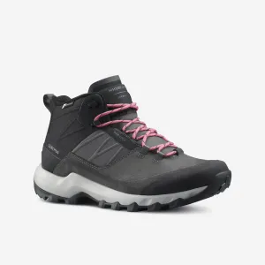 Women's Waterproof Mountain Walking Shoes - MH500 MID Sepia