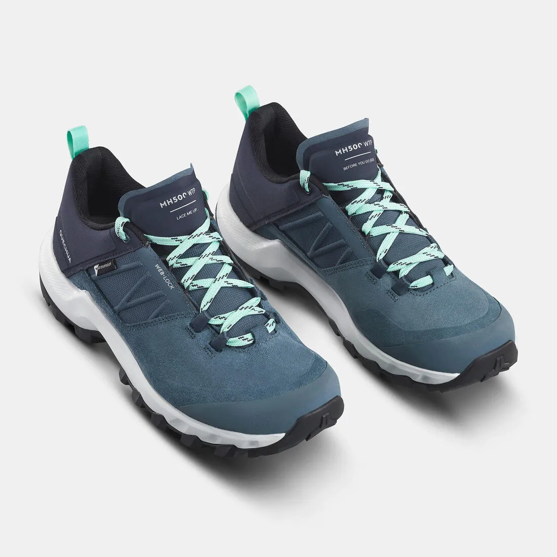 Women’s Waterproof Mountain Walking Shoes - MH500