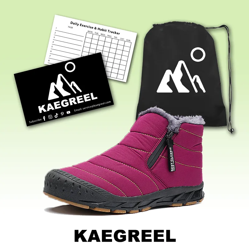 Women's Winter Shoes Warm Lined Snow Boots Zip short shaft boots Flat Outdoor Comfortable Non-slip Winter Boots